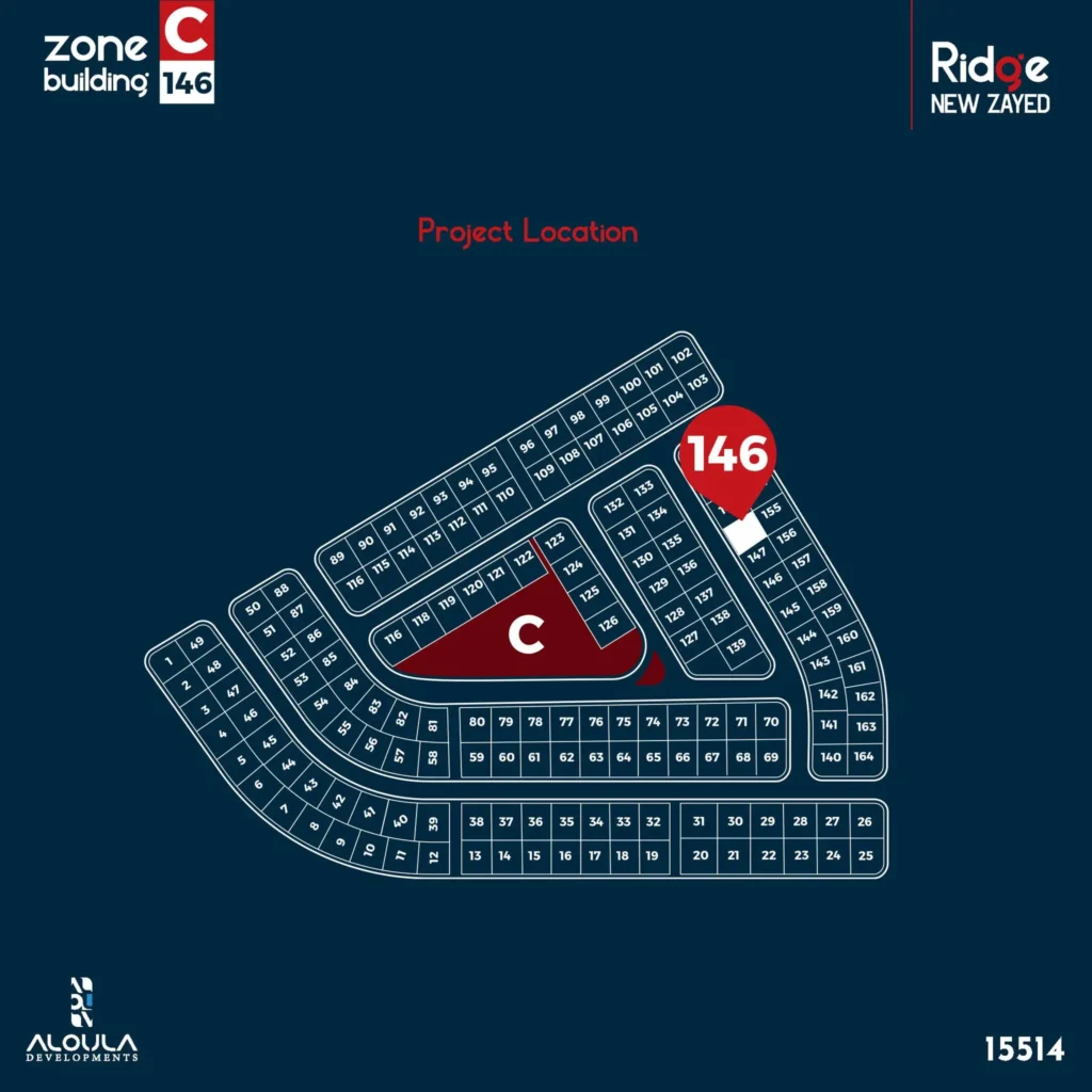 وحدة سكنية في بلوك C146 بمشروع ريدج نيو زايد