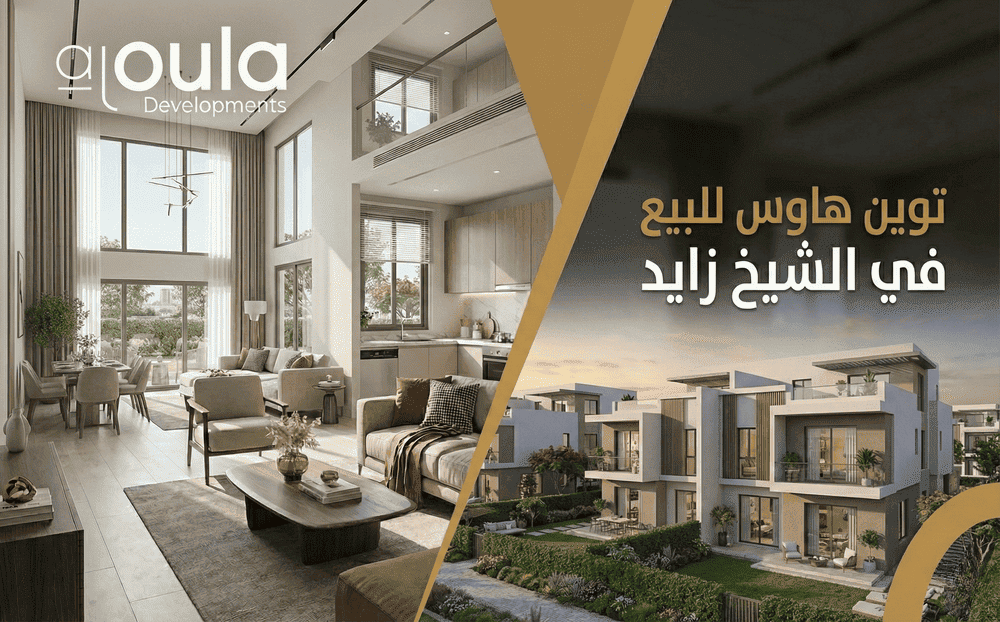 توين هاوس للبيع في الشيخ زايد
