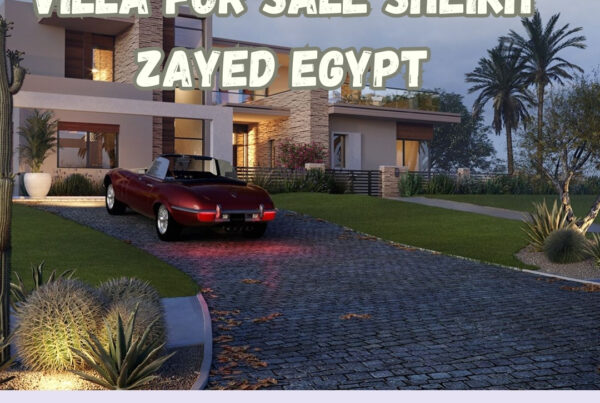villa for sale sheikh zayed egypt