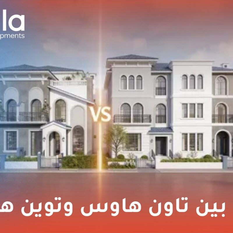 الفرق بين تاون هاوس وتوين هاوس